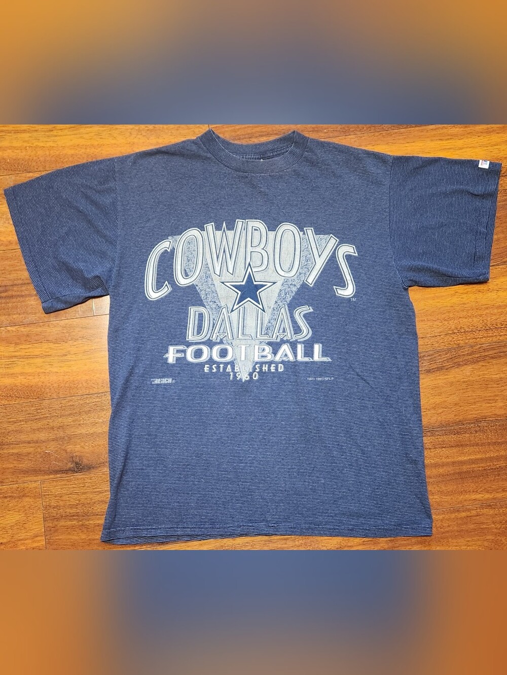 1993 Dallas Cowboys T Shirt L Large USA MADE TRENCH ULTRA Vintage NFL Football